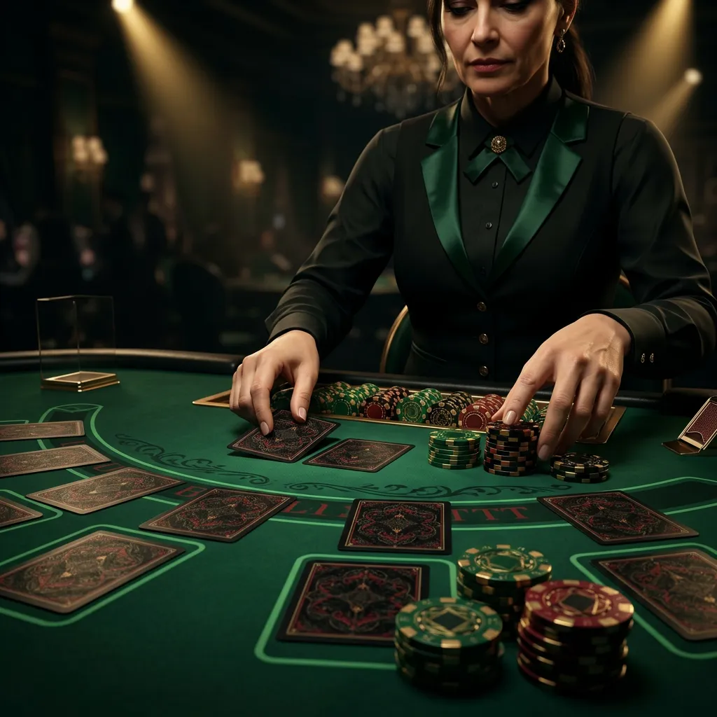 Table artwork for each live dealer card, matching the tables list order
