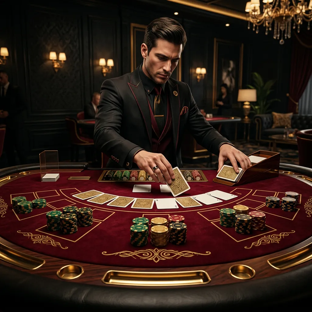 Table artwork for each live dealer card, matching the tables list order