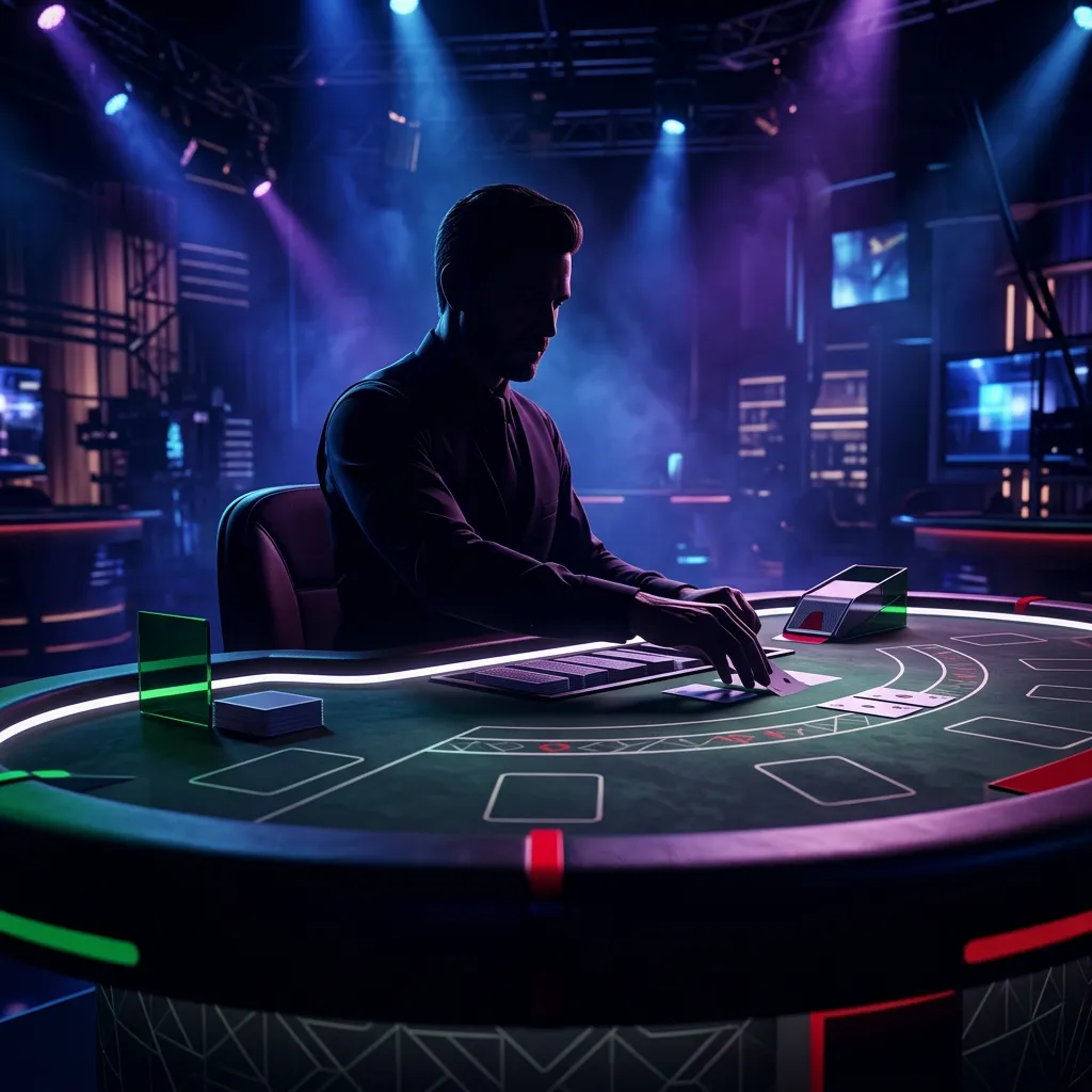 Table artwork for each live dealer card, matching the tables list order